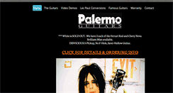 Desktop Screenshot of palermoguitars.com